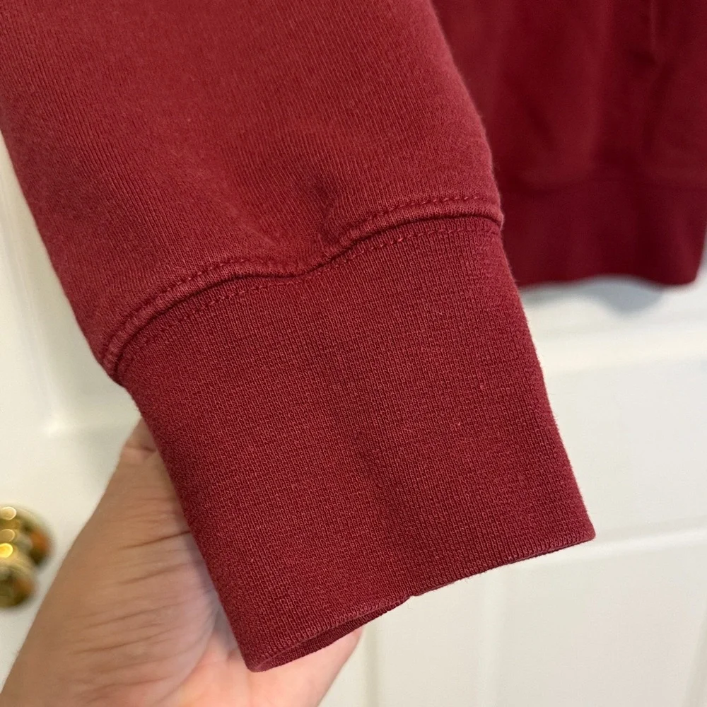 The North Face Burgundy Hoodie – Size M